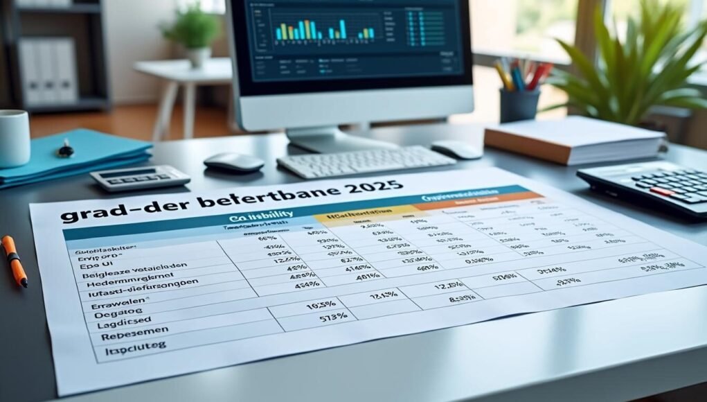entdecken sie unsere umfassende tabelle zum grad der berufsunfähigkeit für 2025. erhalten sie wertvolle einblicke und informationen, die ihnen helfen, ihre rechte und möglichkeiten im falle einer berufsunfähigkeit besser zu verstehen.