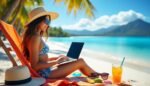 Digitale Nomaden Arbeiten und Reisen verbinden